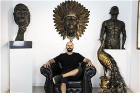 Stunning Lifelike Sculptures Made Entirely out of Found Metal Scraps [Interview]