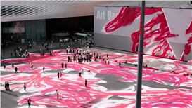 For ‘Choir,’ Katharina Grosse Makes Art Basel Her Canvas