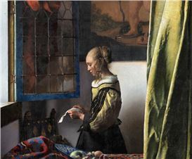 A New Take on the Iconic Girl Reading a Letter by Vermeer