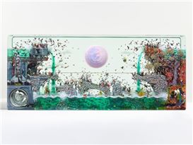 Don’t Miss: Dustin Yellin’s Cosmic Time Capsules at Almine Rech