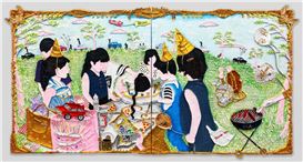 In ‘Pu$h Thru,’ Yvette Mayorga Examines Latinx Experience Through Rococo Maximalism