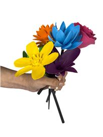 Stuart Semple’s floral art installation will bloom at Jersey Zoo.