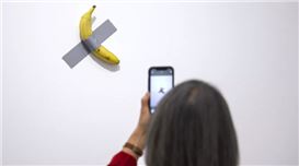 Visitor eats $6.2 million banana artwork at French museum