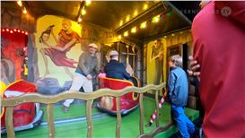 Scream Machines – Art Ghost Train by Rebecca Moss and Augustin Rebetez at Museum Tinguely