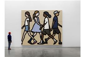 Julian Opie's Walking Figures Take Center Stage in Lisson Gallery Exhibition