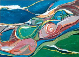 "Ophelia" painting debuts at Rita Deanin Abbey Art Museum in Las Vegas