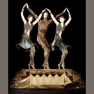 'The Finale' capturing a curtain call at the Ballet Russes: Chiparus for sale at Bonhams