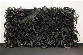 Monumental Sculptures by Chakaia Booker Presented at the National Gallery of Art