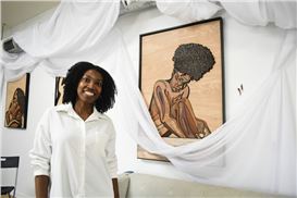 Artist Candice Tavares Sees Black Beauty in Wood