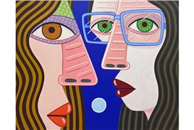 Brian Calvin's New Exhibition Challenges Perceptions of Faces and Images