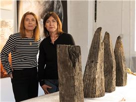 Artists travel back in time with work created from ancient wood discovered at site of lost London river