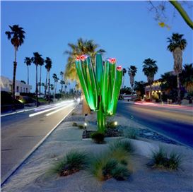 16-Foot-Tall Cactus Made of Vintage Cadillac Parts Celebrates Palm Springs Heritage