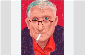 David Hockney Cigarette Controversy Paris Metro Bans Exhibition Poster