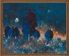 You Just Have to Take My Word for It: Harold Ancart on the Blues of His Nighttime Paintings