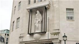 Bbc Unveils Restored Controversial Statue by Eric Gill