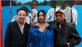 Pharrell Williams Pays Tribute to Black Femininity at Perrotin