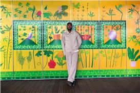 Yinka Ilori Launches London's Fulham Pier with '100 Found Objects' Installation