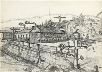 EUGEN SCHÖNEBECK, “Saxon Landscape” (1964) Eugen Schönebeck 1957 – 1967