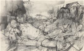 Jenny Saville’s Charcoal Drawing Mirror Achieves £2.1 Million at Sotheby’s