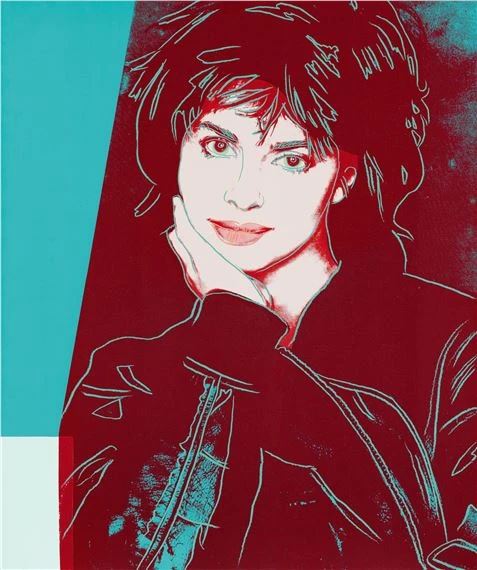 Andy Warhol, Untitled (Portrait of Nastassja Kinski), 1984, acrylic on canvas. Photo: Van Ham Fine Art Auctions
