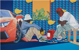 Drawing on Religious Renaissance Art, Marc Padeu’s Paintings Monumentalize the Quotidian