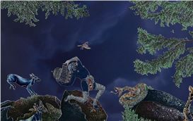 Raqib Shaw’s 100-Foot-Wide Autobiographical Painting Traces a Journey of Exile and Self-Discovery