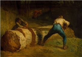 Millet: Life on the Land review – phallic forks and suggestive wheelbarrows enliven a landscape of toil