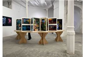 Karen Ghostlaw's a Page in Time Makes U.S. Debut at Bank Art Gallery