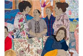 Małgorzata Mirga-Tas replaces 16th-century tapestry, centering Romani women at Royal Museums Brussels