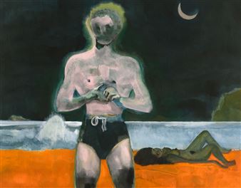 Lions, Lifelines, Speedos: The New Paintings of Peter Doig