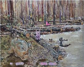 Bojan Šumonja at Trotoar Gallery, Zagreb