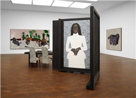 Amoako Boafo Returns to His Roots in First London Solo Show at Gagosian