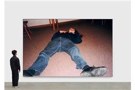 Steven Shearer's "The Golden Recline" Features Censored Images of Sleep at Galerie Eva Presenhuber