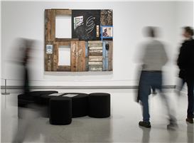 The Color Black Dazzles in Raymond Saunders Retrospective