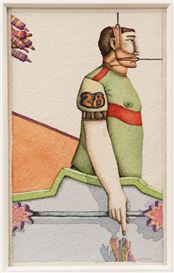 Postcard-Sized and Eclectic: A Review of Robert Lostutter at Derek Eller Gallery