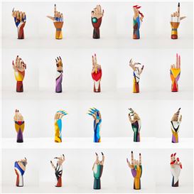 Cosemtics and Cosmos Blend in Circe Irasema’s Wooden Sculptures