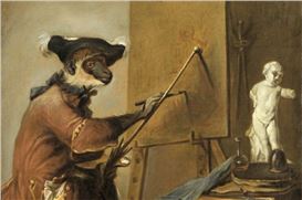 Masterpiece Story: The Monkey Painter by Jean-Baptiste Chardin