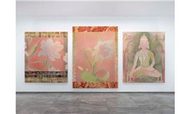 Matthew Lutz-Kinoy transforms Galerie Kamel Mennour into a "chimeric domestic set"