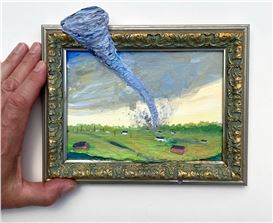 From Miniature to Massive, Boundless Landscapes Spill out of Frame in Barry Hazard’s Paintings