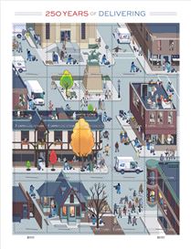 Chris Ware Illustrates a Postwoman’s Day to Celebrate 250 Years of USPS