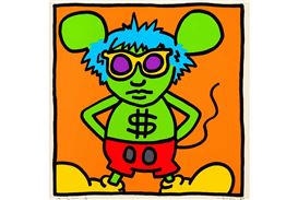 New Auction Record Reached for Keith Haring's Tribute to Andy Warhol in Heritage's $1.76 Million Auction