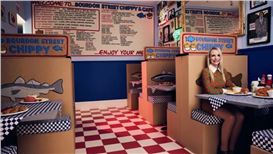 The Chippy Where the Food Is Made from Felt