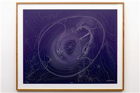 Häusler Contemporary Presents Turrell's Blueprint for His Monumental Roden Crater Project