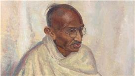 Rare Oil Portrait of Mahatma Gandhi to Be Auctioned in London