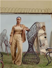 Following a Nigerian Thread, a Designer Unwraps an African Region