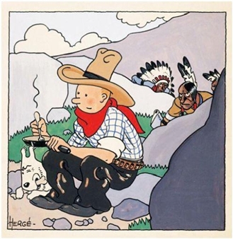 Tintin Comic Book Art Sets Auction Record – artmarketblog.com