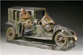 Antique Italian Sculpture of Car Sells for More than 9 Times High Estimate at Morphy's