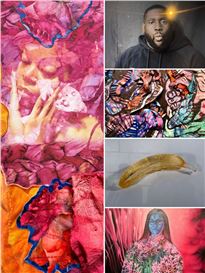 Bananas, Comic Books, Poetry, Paintings, and Woven Threads