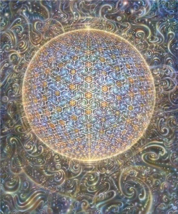 Colin Prahl, Rotational Symmetry, acrylic on canvas, 72_ x 60_, 2022