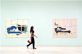 Exhibition Features Around Twenty Works Created by the Belgian Artist Farah Atassi